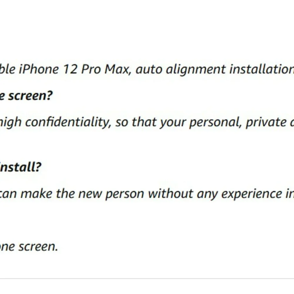 MRGLAS 2-Pack Privacy Screen Protector + 2 Camera Protectors - iPhone 12 Pro Max
